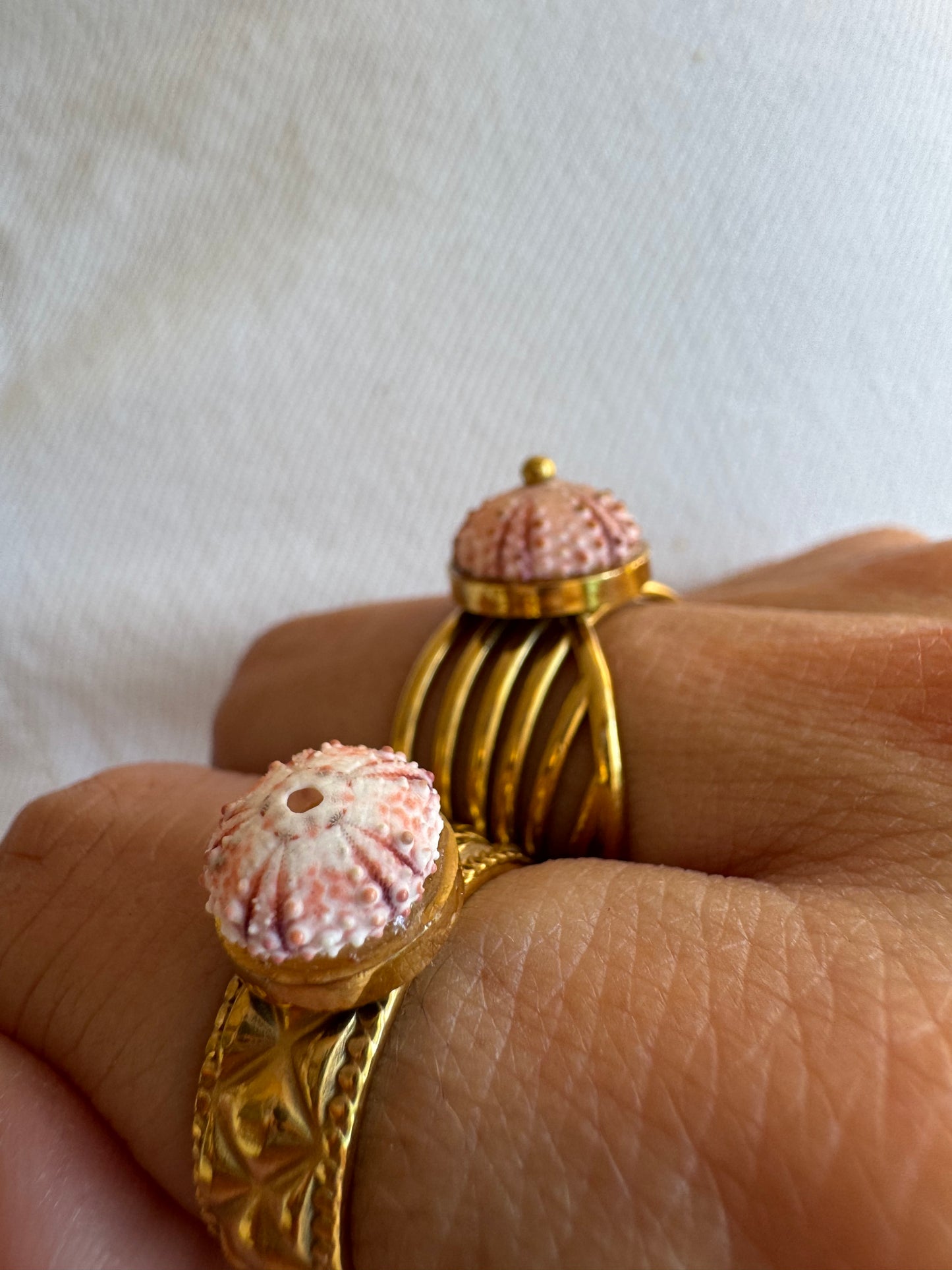 Bague Pink Urchin