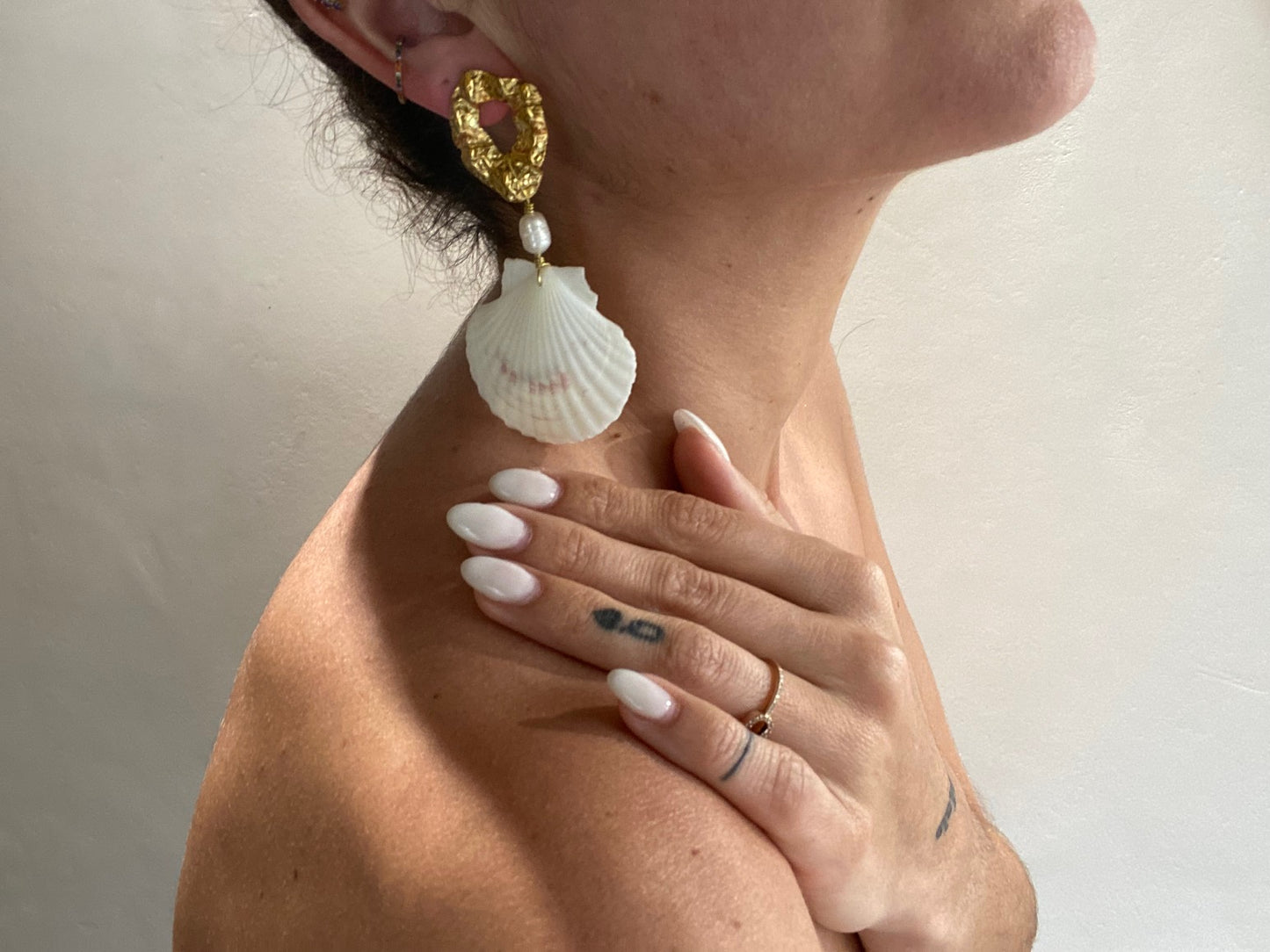 Boucles d'oreilles Ecume