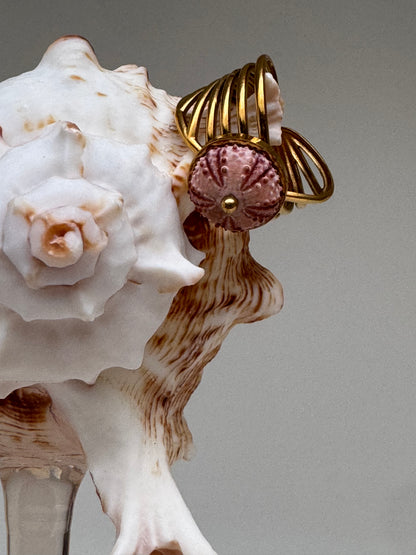 Bague Pink Urchin