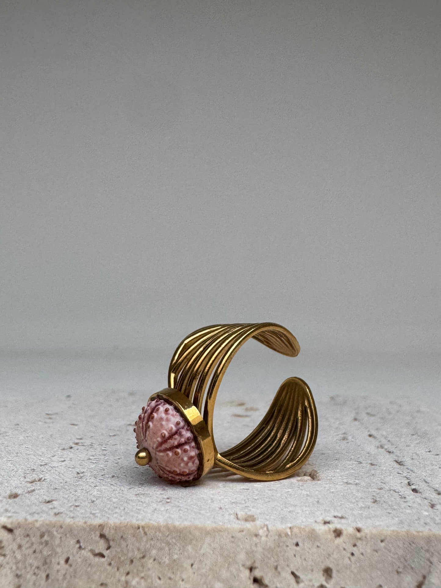 Bague Pink Urchin