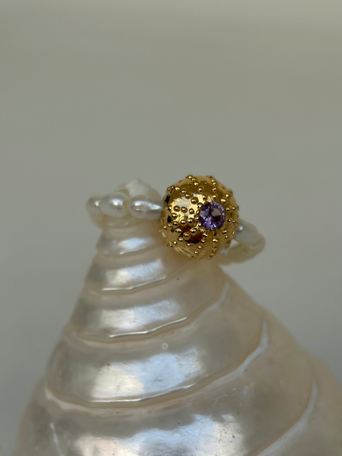 Bague - Gold Wave- Mauve - Édition limitée