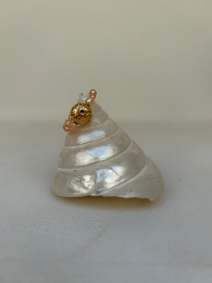 Bague Gwenaele- Peach Ursin - Édition limitée - précommande