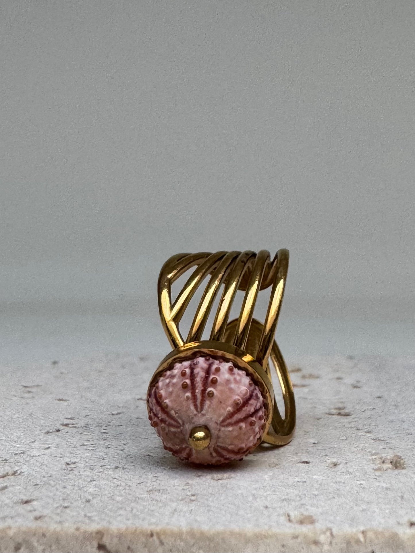 Bague Pink Urchin
