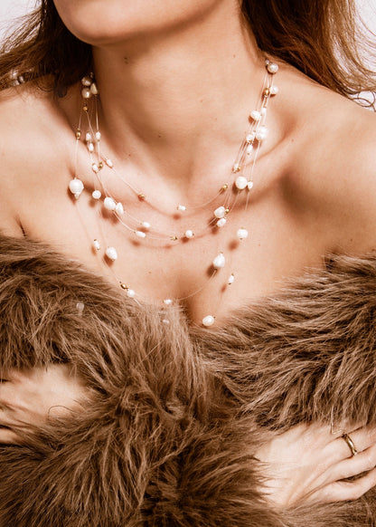 *** Offre fête des mères *** Collier Multirangs simply