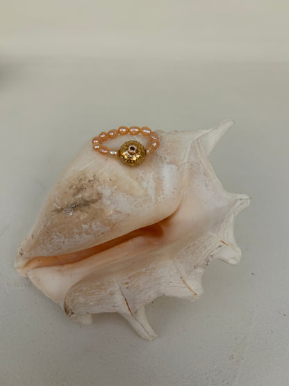 Bague Gwenaele- Peach Ursin - Édition limitée - précommande