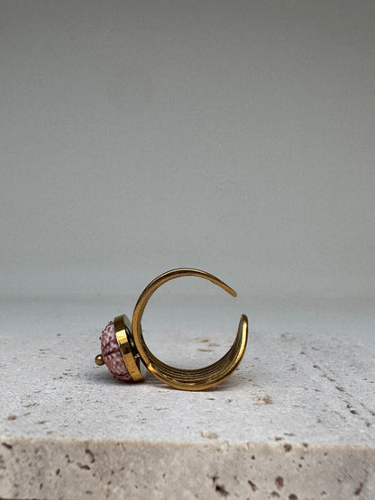 Bague Pink Urchin