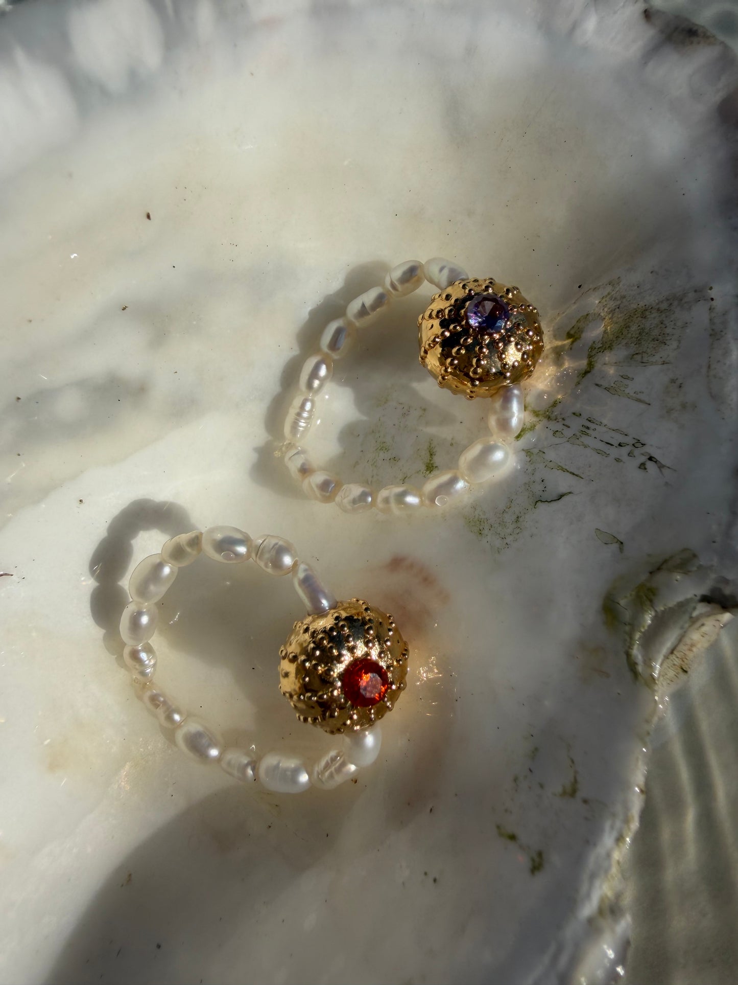 Bague - Gold Wave- Mauve - Édition limitée
