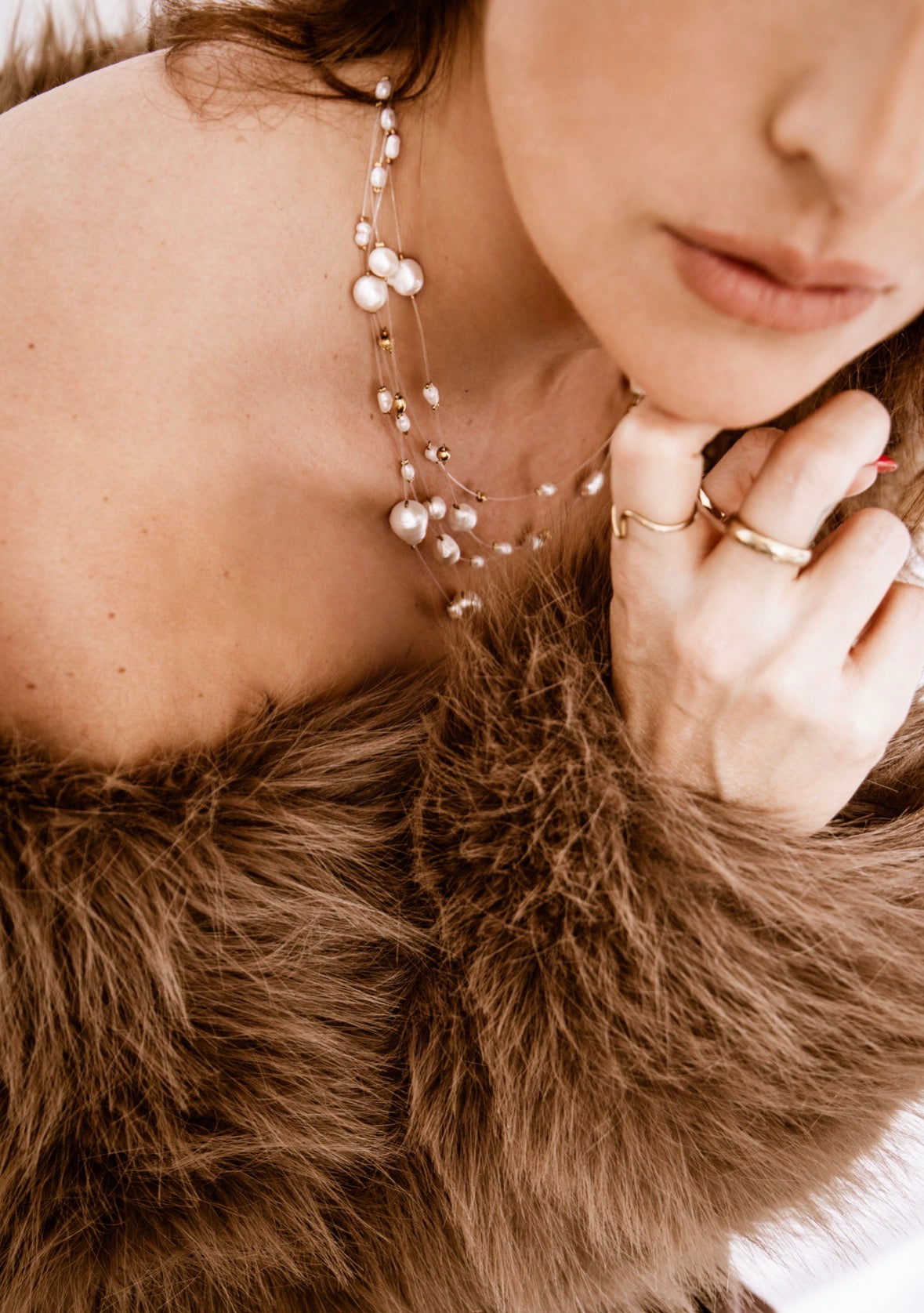 *** Offre fête des mères *** Collier Multirangs simply