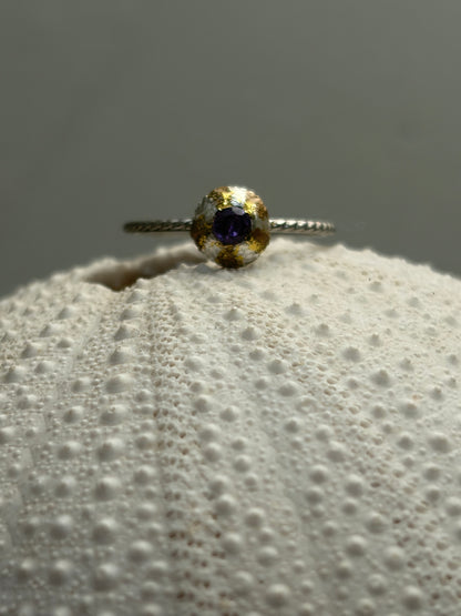 Bague Unica small 💍 and purple