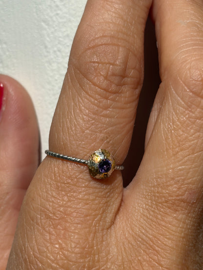 Bague Unica small 💍 and purple