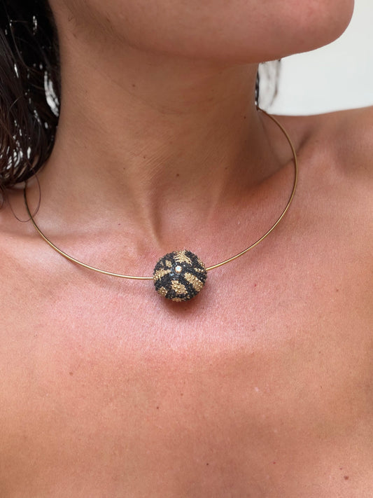 Collier oursin - Jonc Marin