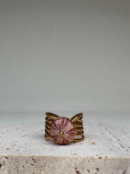 Bague Pink Urchin