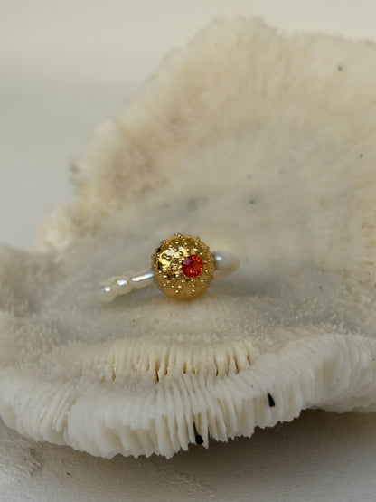 Bague - Gold Wave- Orange mandarine  - Édition limitée (Copie)