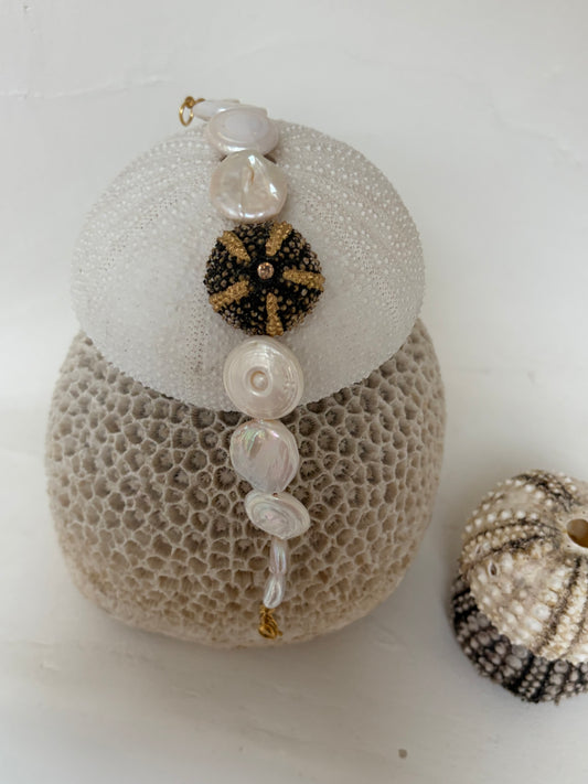 Bracelet urchin Aqua