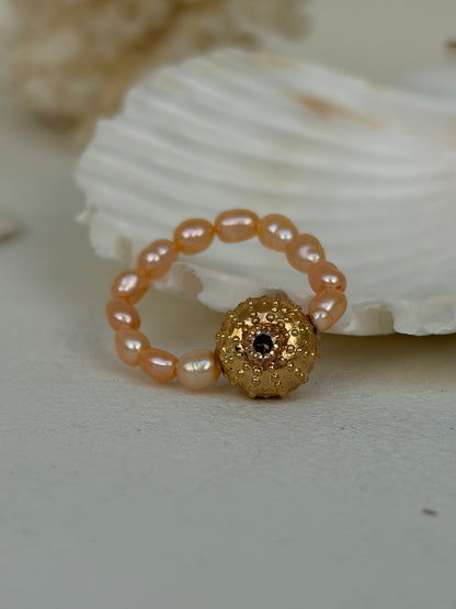 Bague Gwenaele- Peach Ursin - Édition limitée - précommande