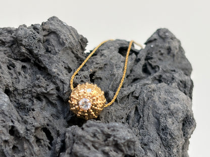 Collier Gold plated  Ursinu cristal  - exclusif chez Kaküka Jewelry (Copie)