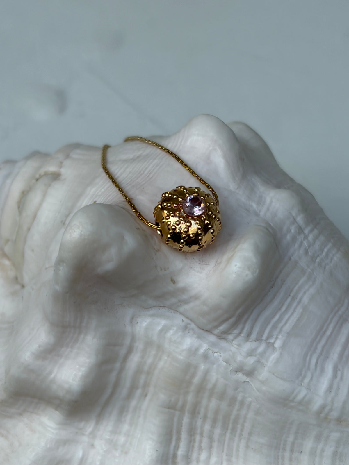 Collier Gold plated  Ursinu Pink - exclusif chez Kaküka Jewelry