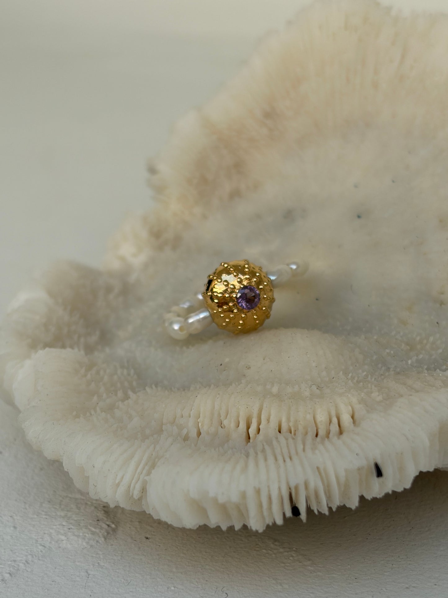 Bague - Gold Wave- Mauve - Édition limitée