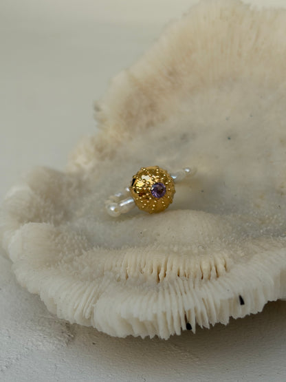 Bague - Gold Wave- Mauve - Édition limitée