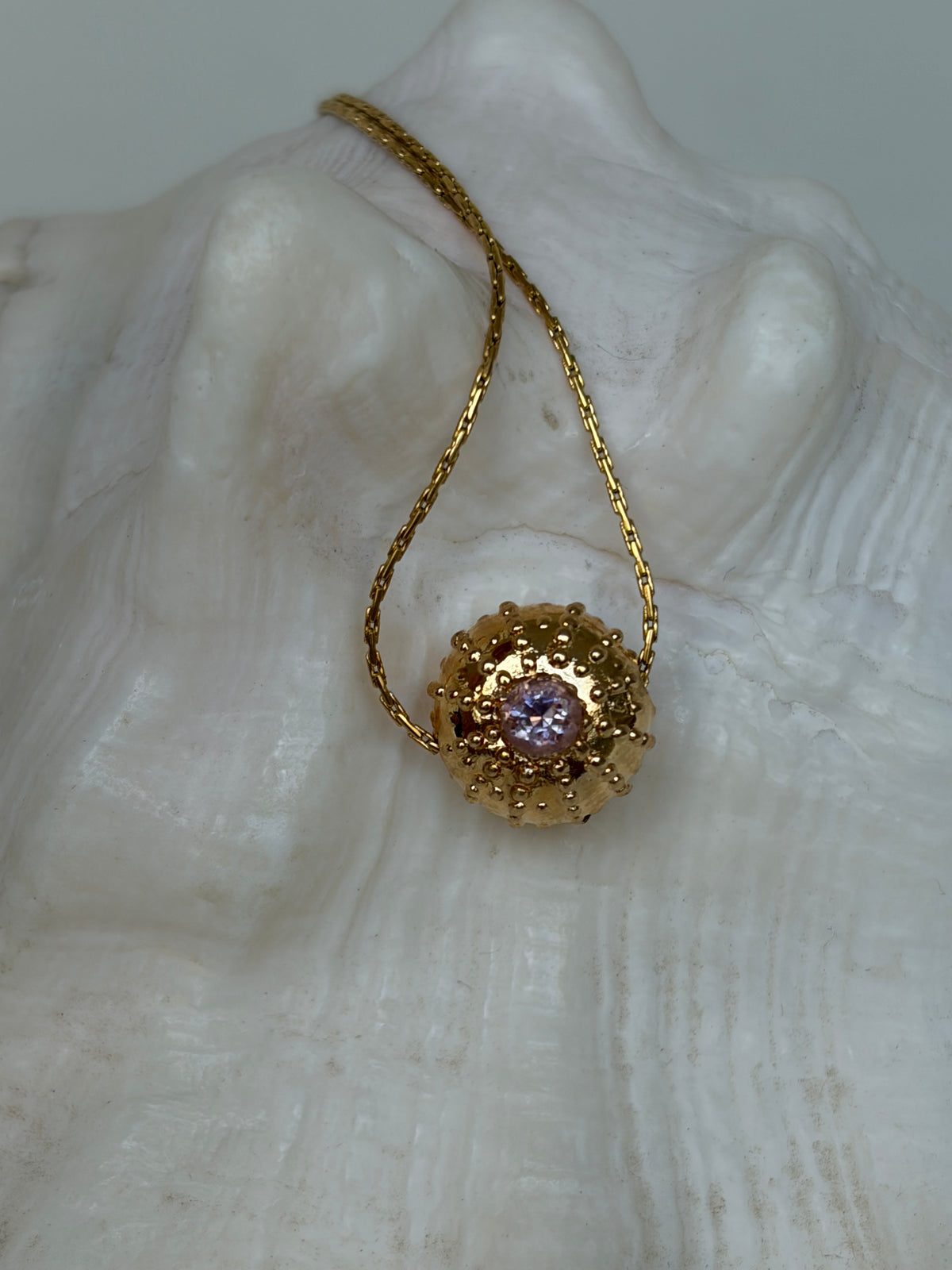 Collier Gold plated  Ursinu Pink - exclusif chez Kaküka Jewelry