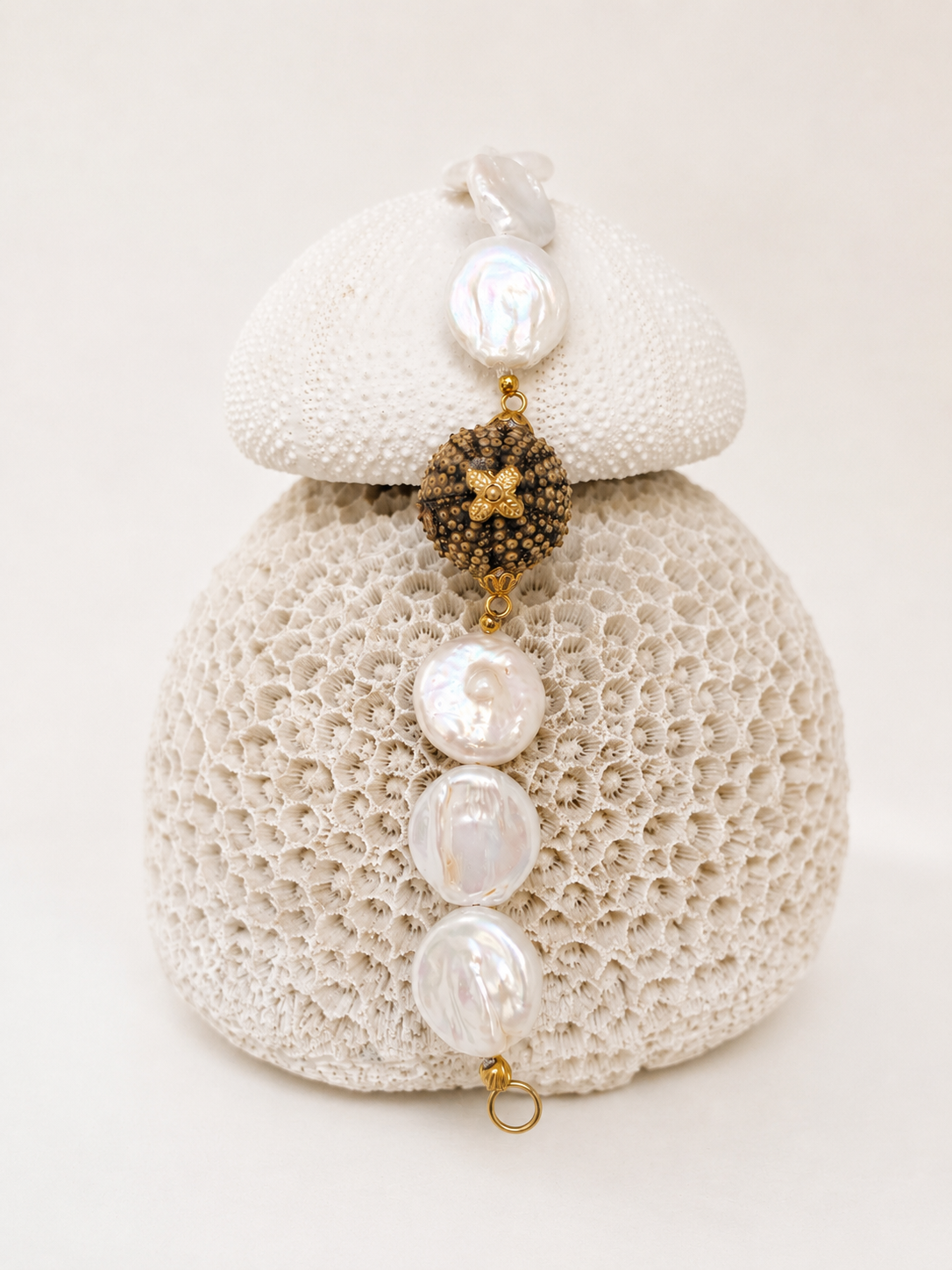Bracelet Sea Urchin & Pearl