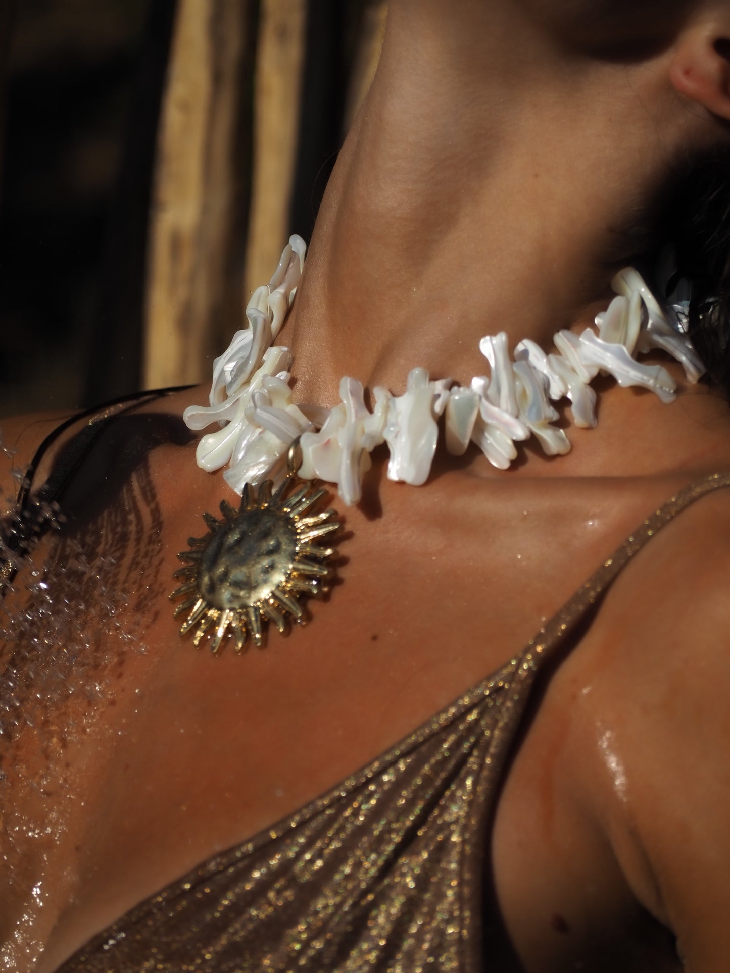 Sac et collier " Sun-Shelly"