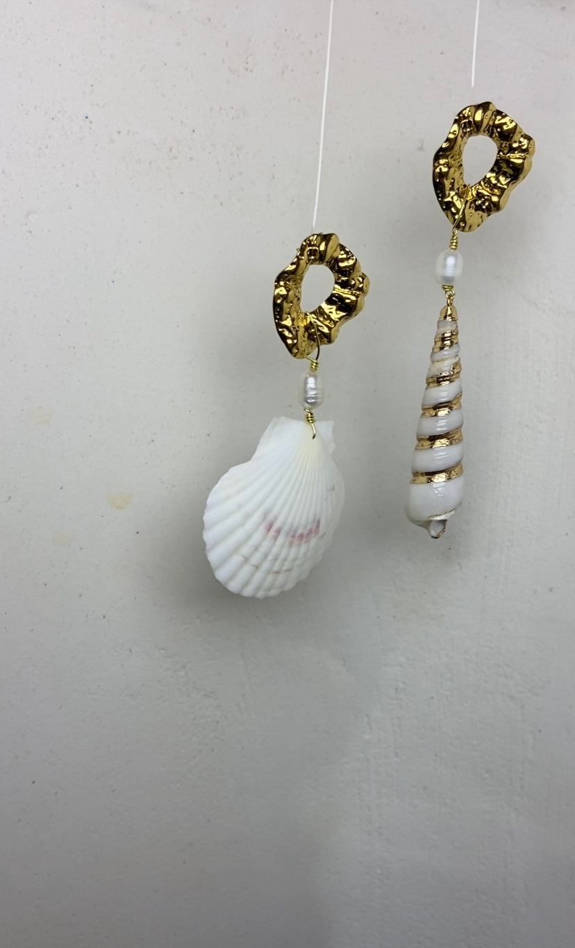 Boucles d'oreilles Ecume