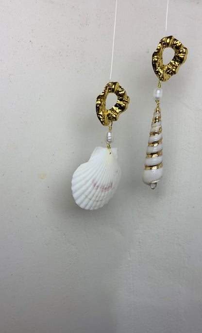 Boucles d'oreilles Ecume