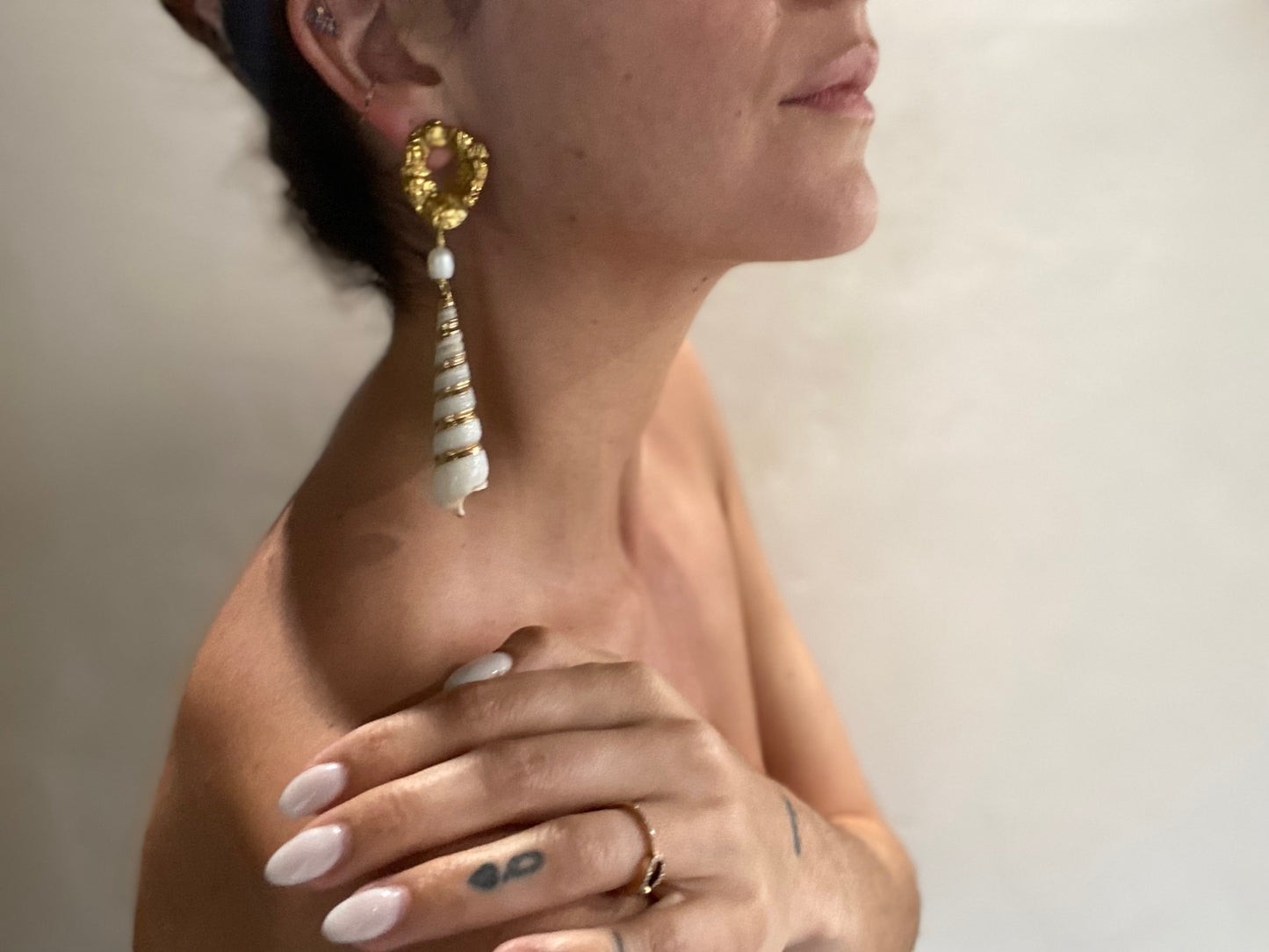 Boucles d'oreilles Ecume