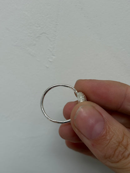 Bague URSINA - Pièce en argent et Oursin- pièce exclusive Kaküka Jewelry ©️